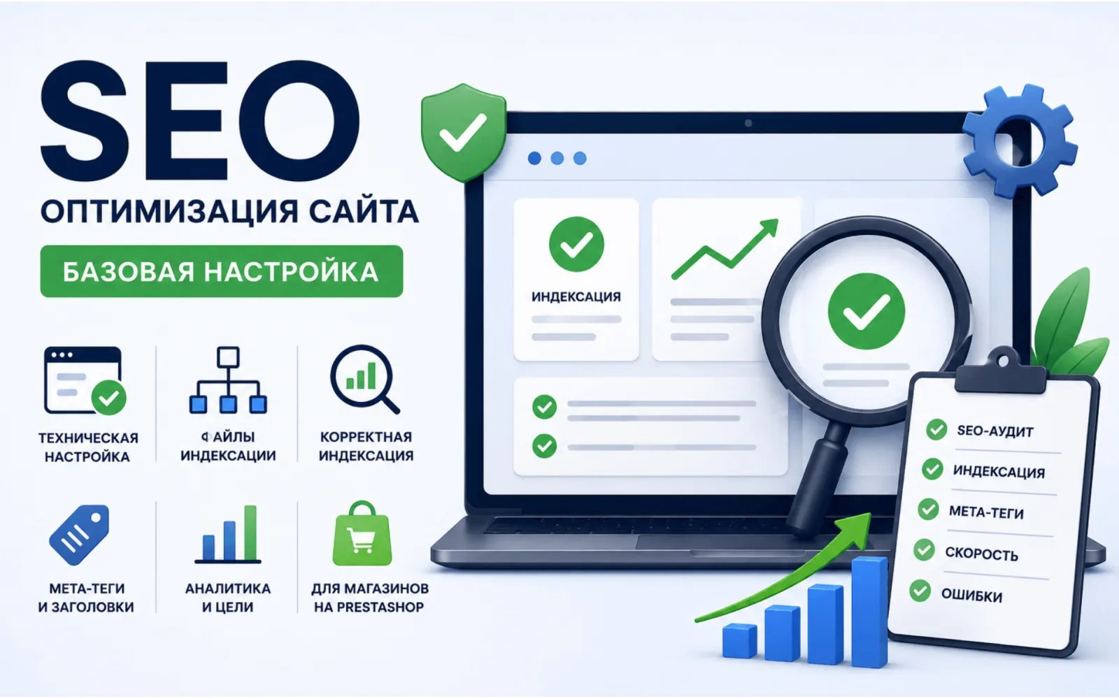 Базовая SEO-оптимизация сайта под ключ — аудит и настройка | Ewonta