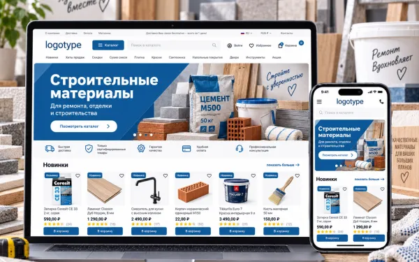 Готовый шаблон интернет-магазина строительных материалов на PrestaShop