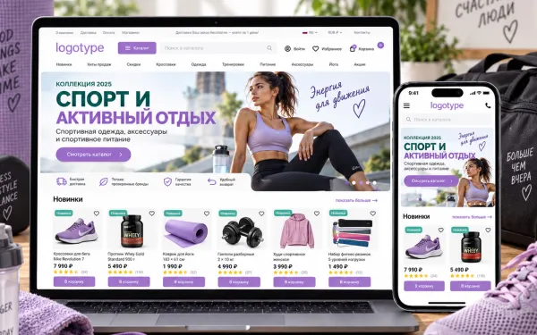 Готовый интернет-магазин спортивных товаров и спортивного питания на PrestaShop | Ewonta