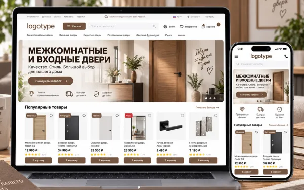 Готовый интернет-магазин дверей на PrestaShop | Ewonta