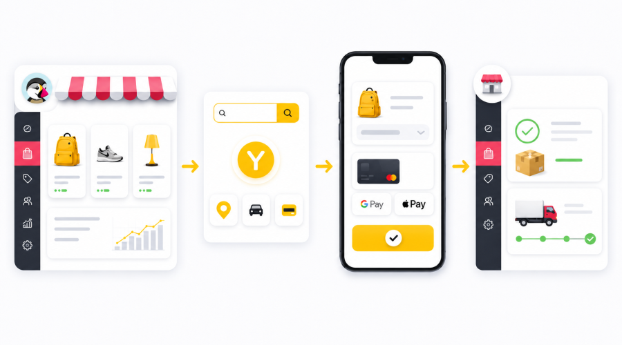 Что такое Yandex Commerce Protocol (YCP) и как подключить универсальный чекаут Яндекса к PrestaShop